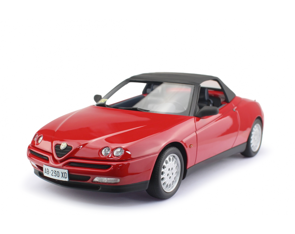 Alfa Romeo Spider 2.0 T.Spark 16V 1995 Rosso Alfa  LM193A  1:18 Laudoracing Model