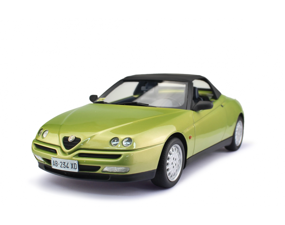 Alfa Romeo Spider 2.0 T.Spark 16V 1995 Verde Acido LM193E  1:18 Laudoracing Model