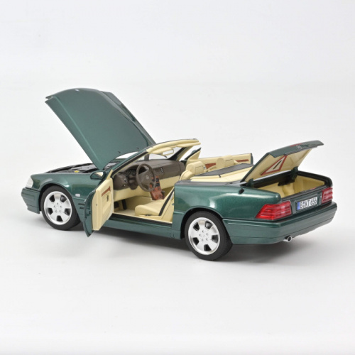 Mercedes-Benz SL 500 1999 Green metallic  1:18 Norev