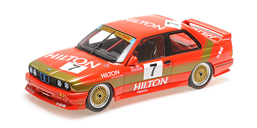 BMW M3 SCHNITZER-BMW QUESTER 2ND MACAU GUIA RACE 1987 #7 1:18 Minichamps