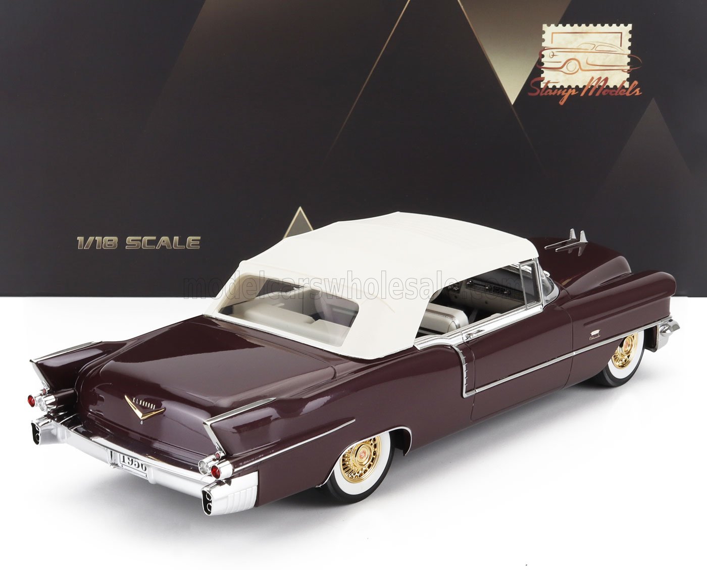 Cadillac Eldorado Biarritz Closed roof chantilly 1956 STM1956004 1:18 Stamp Models GLM