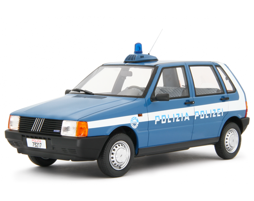 Fiat Uno 55S 1983 Polizia LM182B-PO 1:18 Laudoracing Model