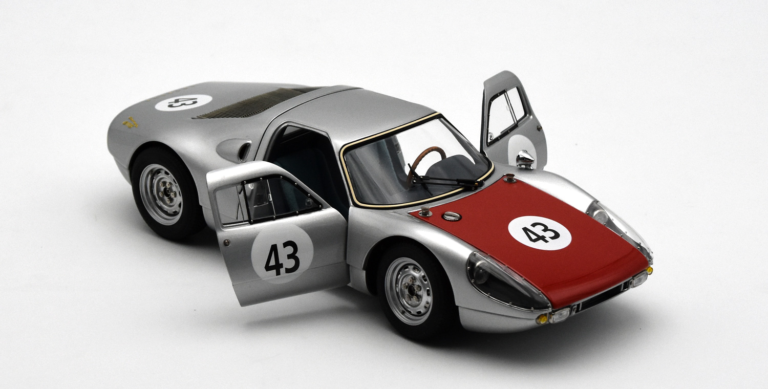 Porsche 904 Carrera GTS, 500 km Spa 1964 Leon Dernier #43 1:18 CMC 