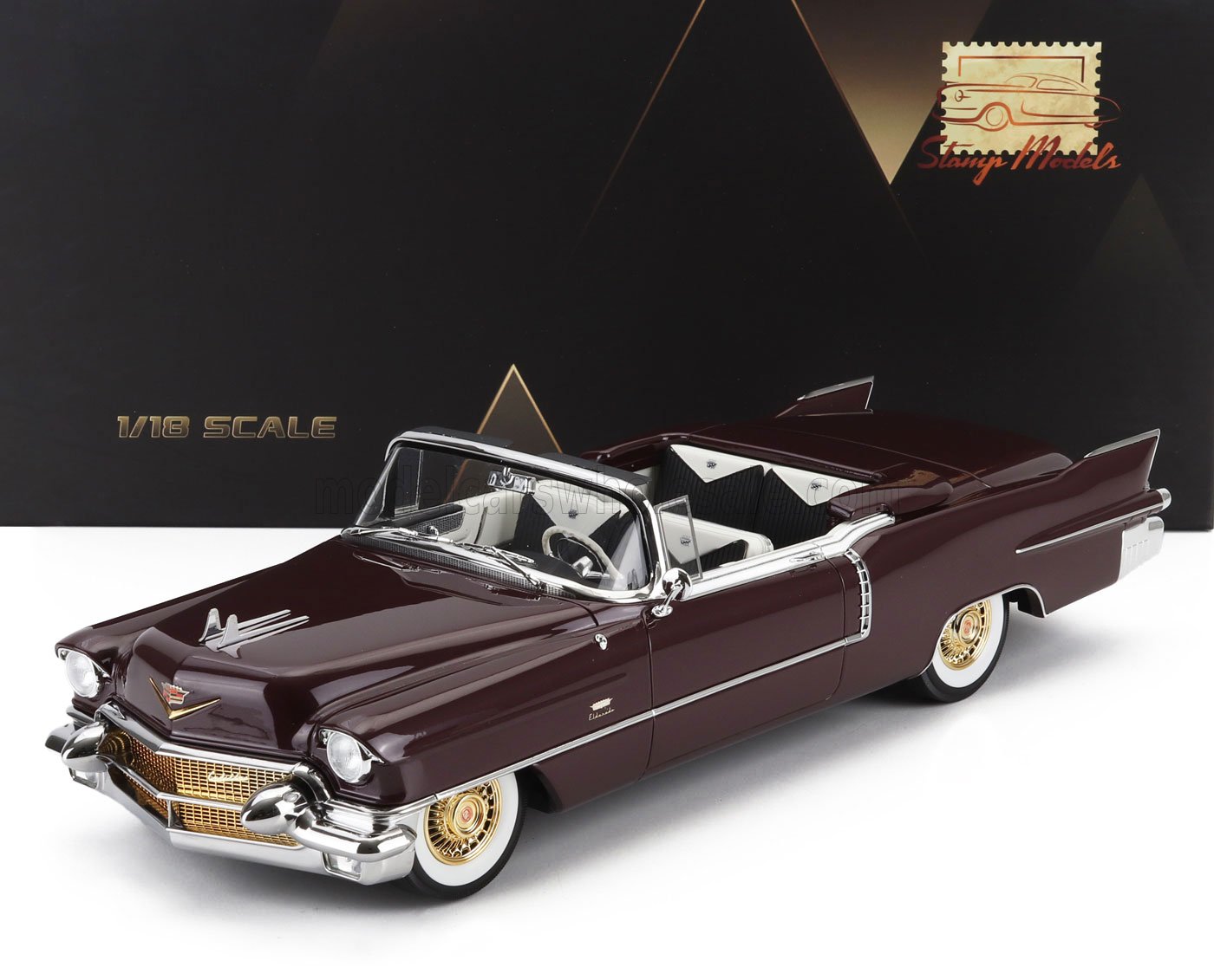 Cadillac Eldorado Biarritz roof chantilly 1956 STM1956003 1:18 Stamp Models GLM