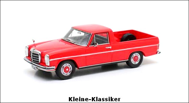 Mercedes Binz W115 Pick-up Argentina 1974 rot 1:43 Matrix