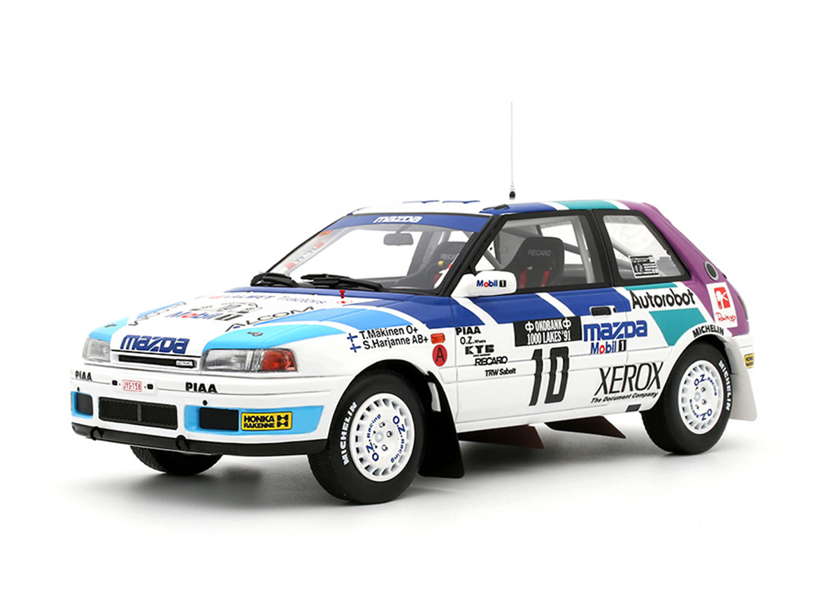 Mazda 323 GTX 1000 Lakes Rally 1991 OT1099 1:18 Otto Models